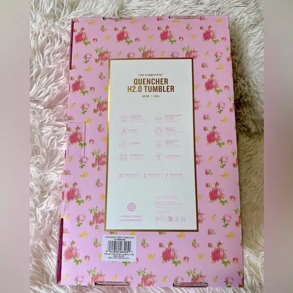 NEW Stanley x LoveShackFancy Ibiza Sunset 40oz Quencher H2.0 FlowState Tumbler - Picture 14 of 14